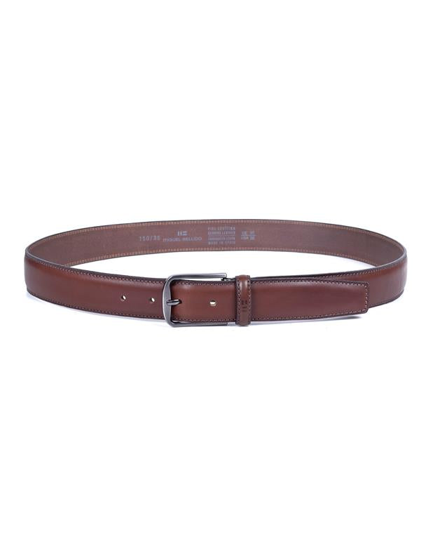 Tan Leather Belt by Miguel Bellido