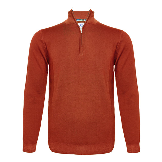 Fine knit Merino in brick by R2