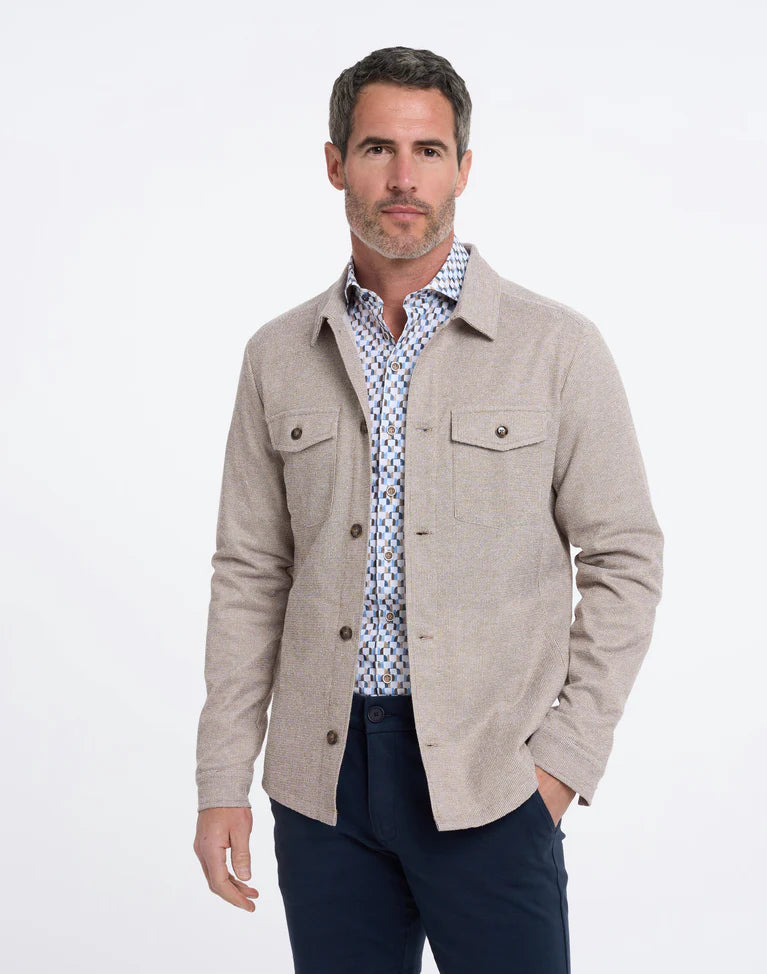 Overshirt in oat by R2