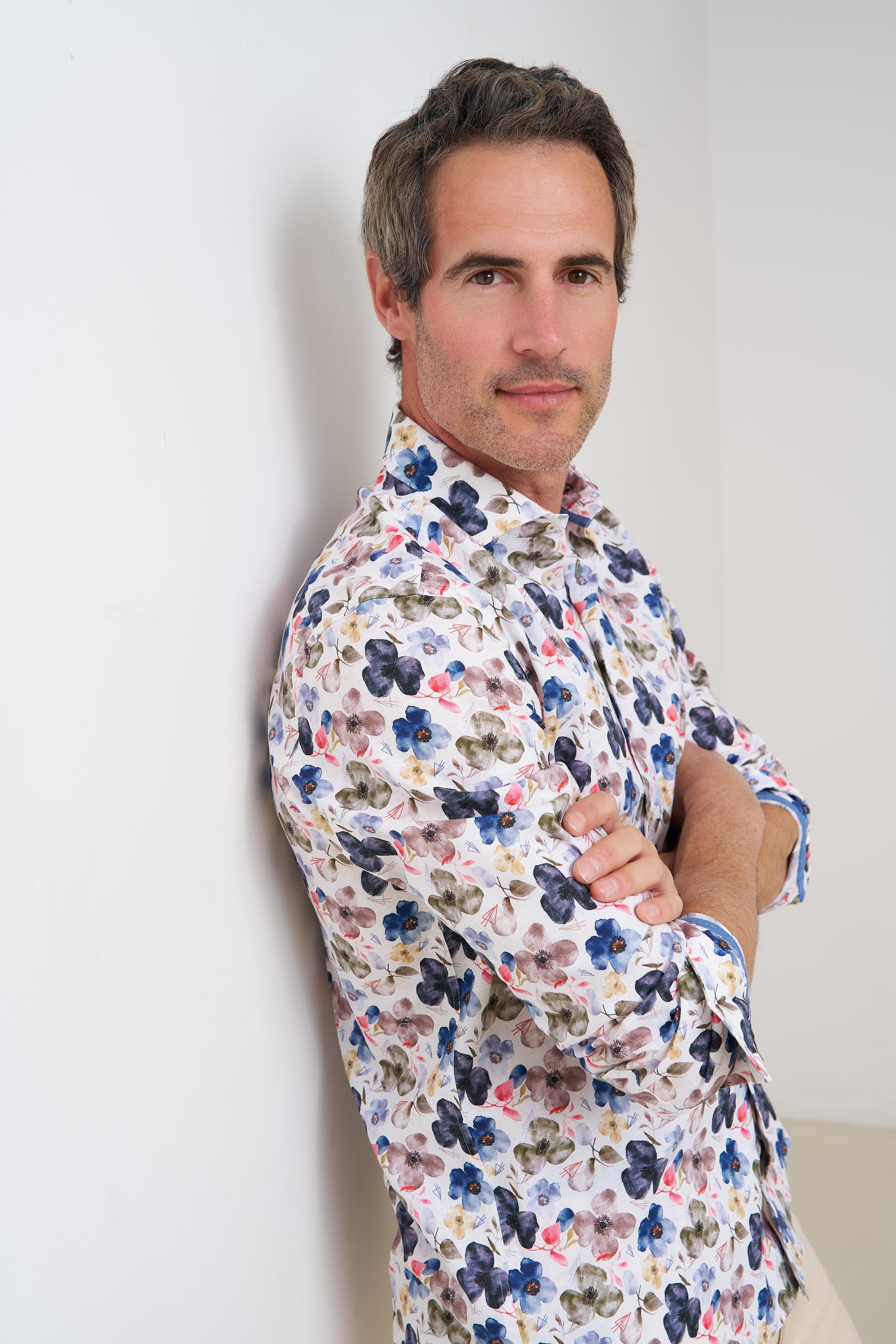 Multicolour Floral Linen Cotton by R2