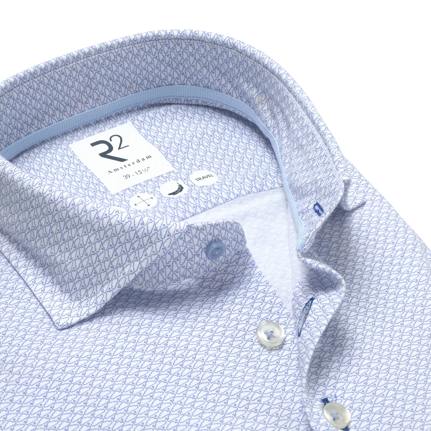 Travel Shirt in Clouds by R2