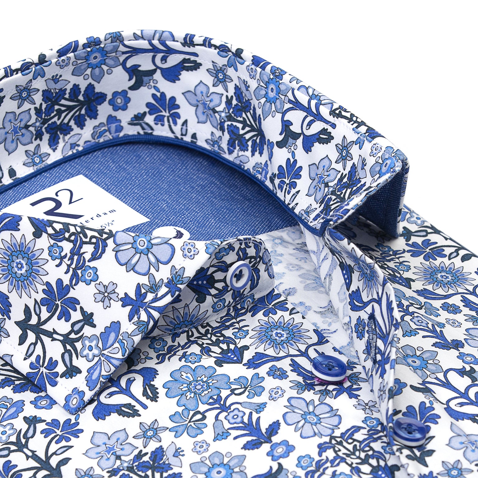 Marlow Blue Floral Liberty Fabric by R2