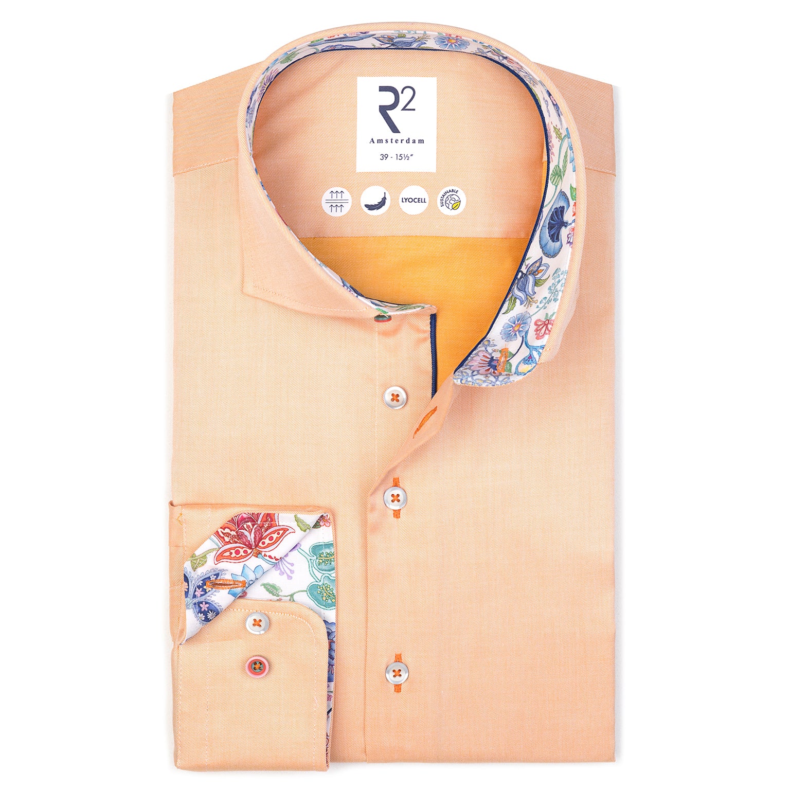 Apricot with floral detail by R2