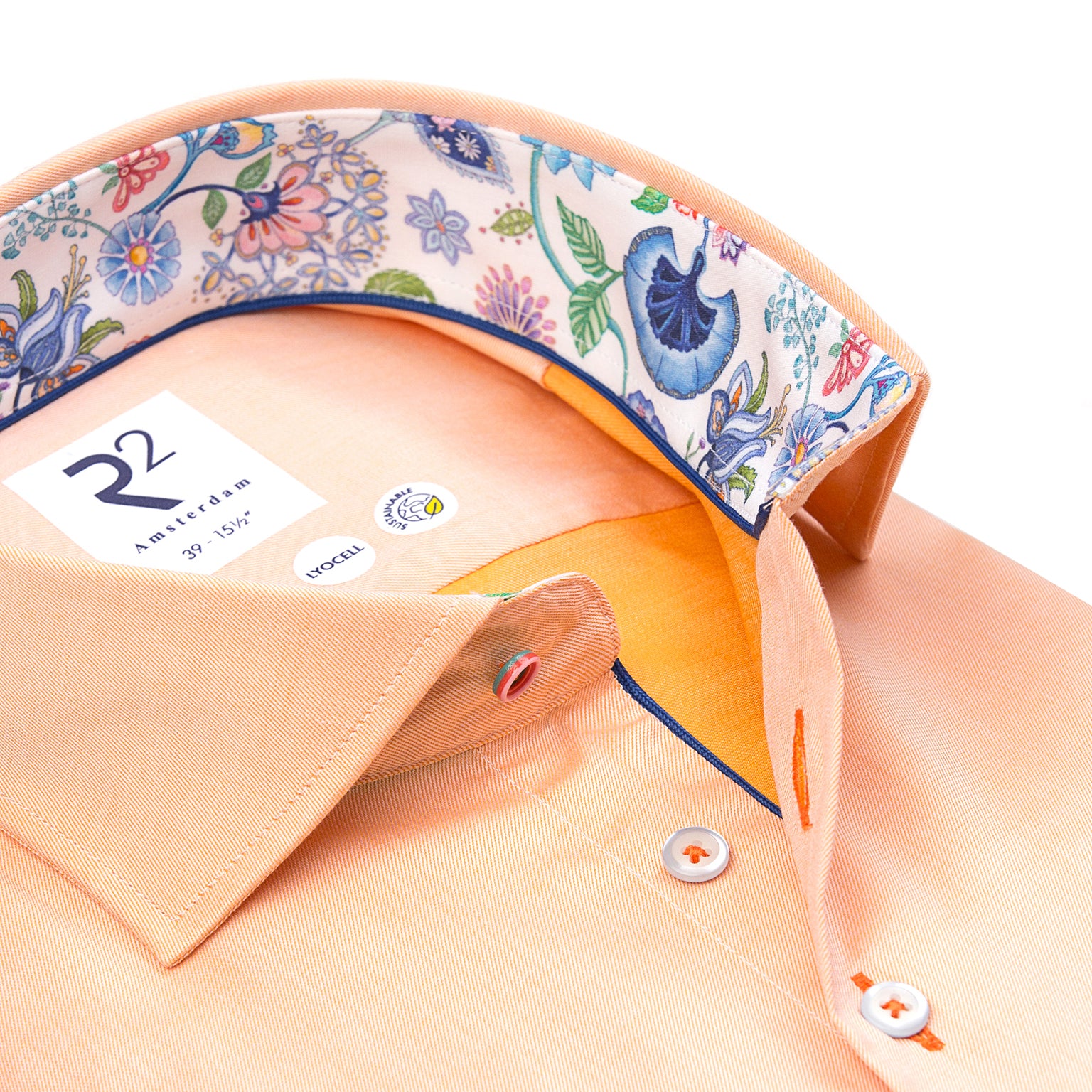 Apricot with floral detail by R2
