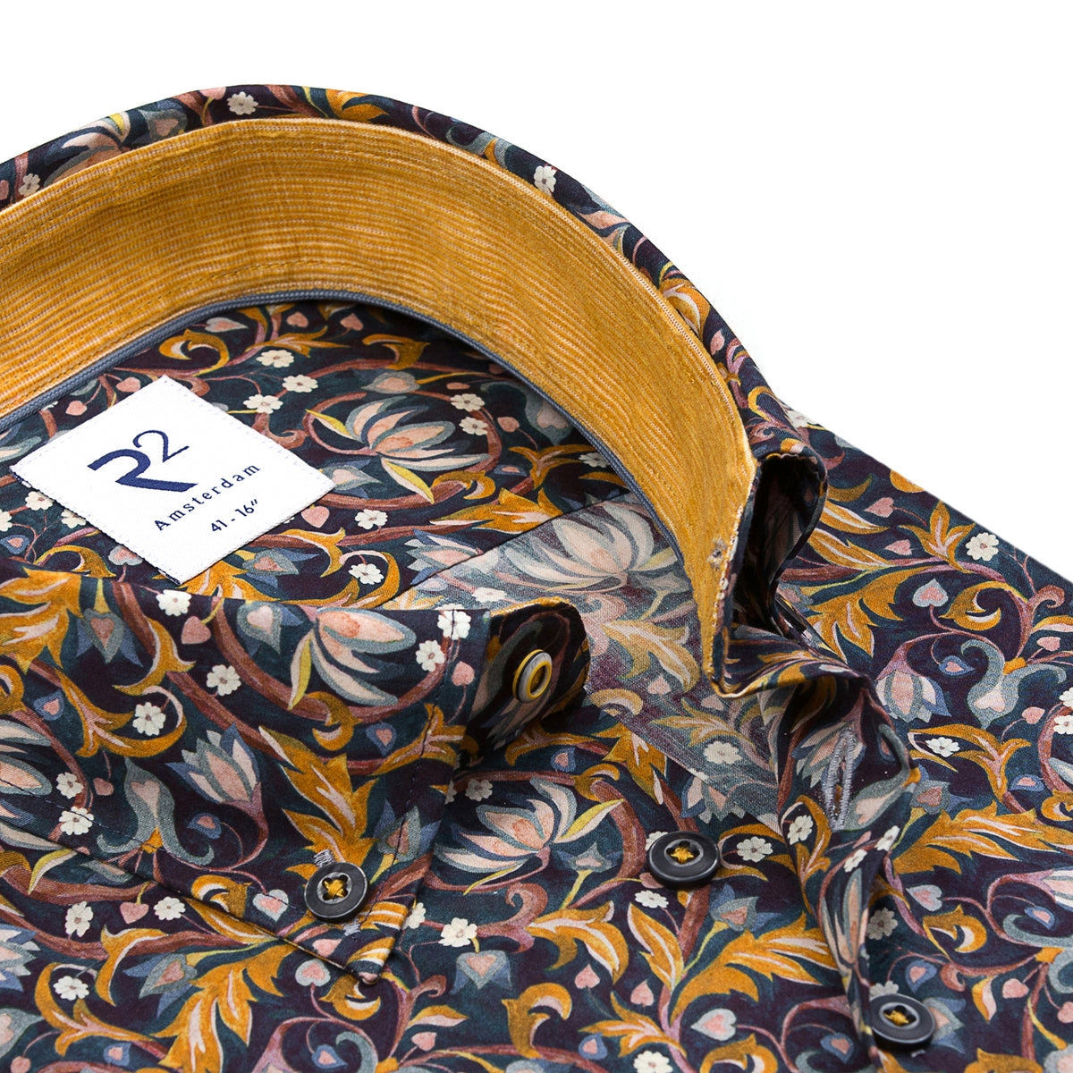 Liberty Fabric with Mustard Cord Trim by R2