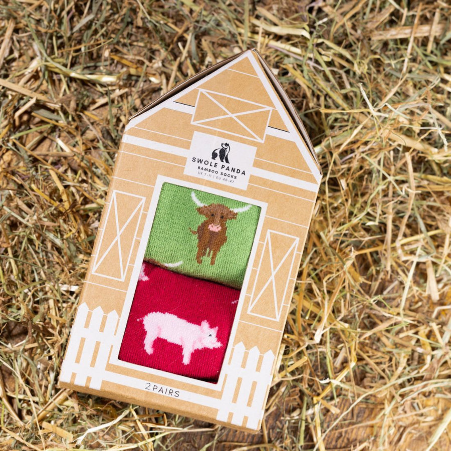 Barn box of socks by Swole Panda