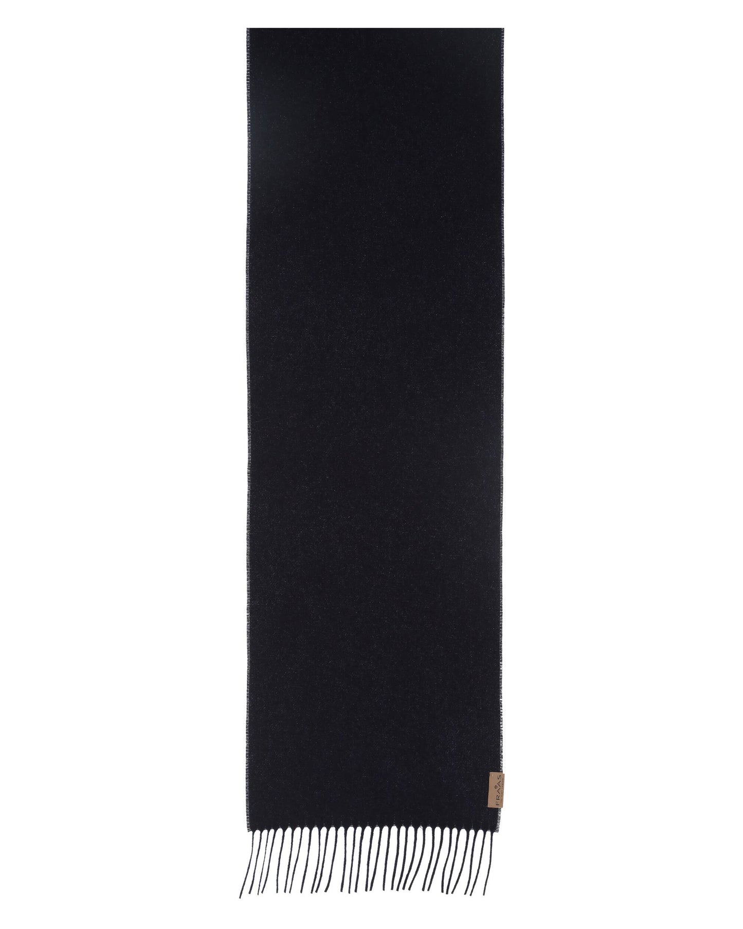 Navy cashmere scraf by Fraas
