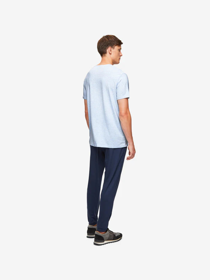 Ethan Micro Modal t-shirt in Blue Marl