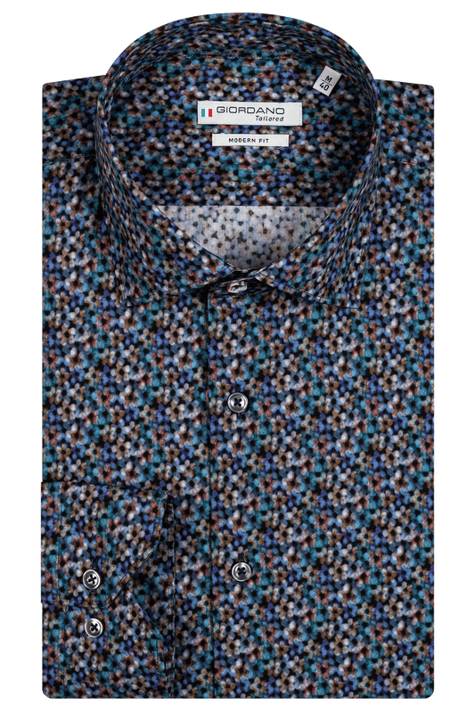 Liberty fabric flowers in blue by Giordano
