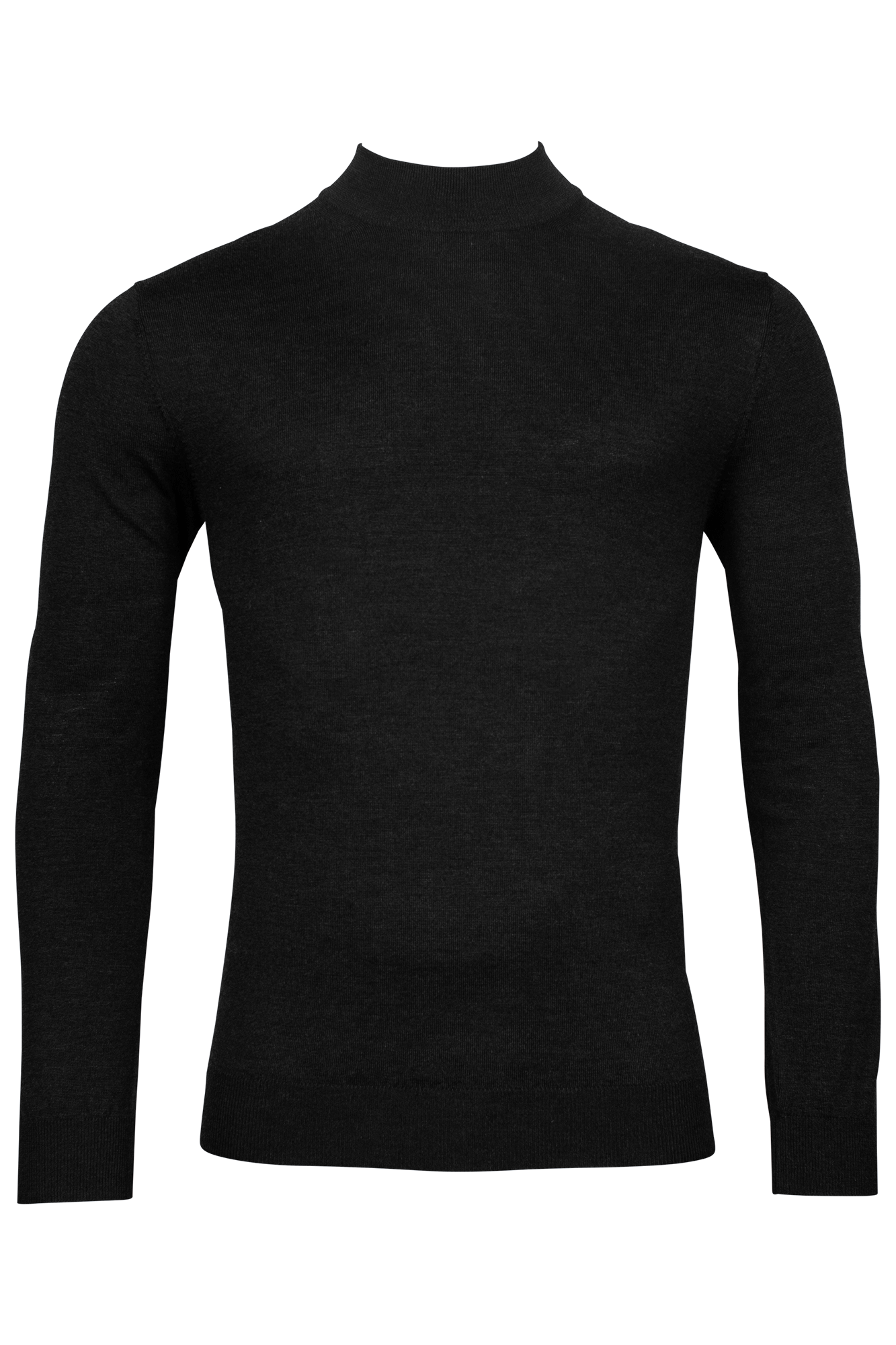 Merino turtleneck in black by Giordano