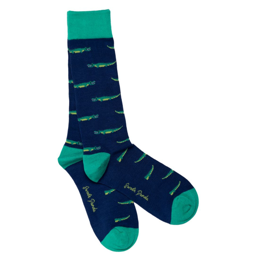 Crocodile socks by Swole Panda