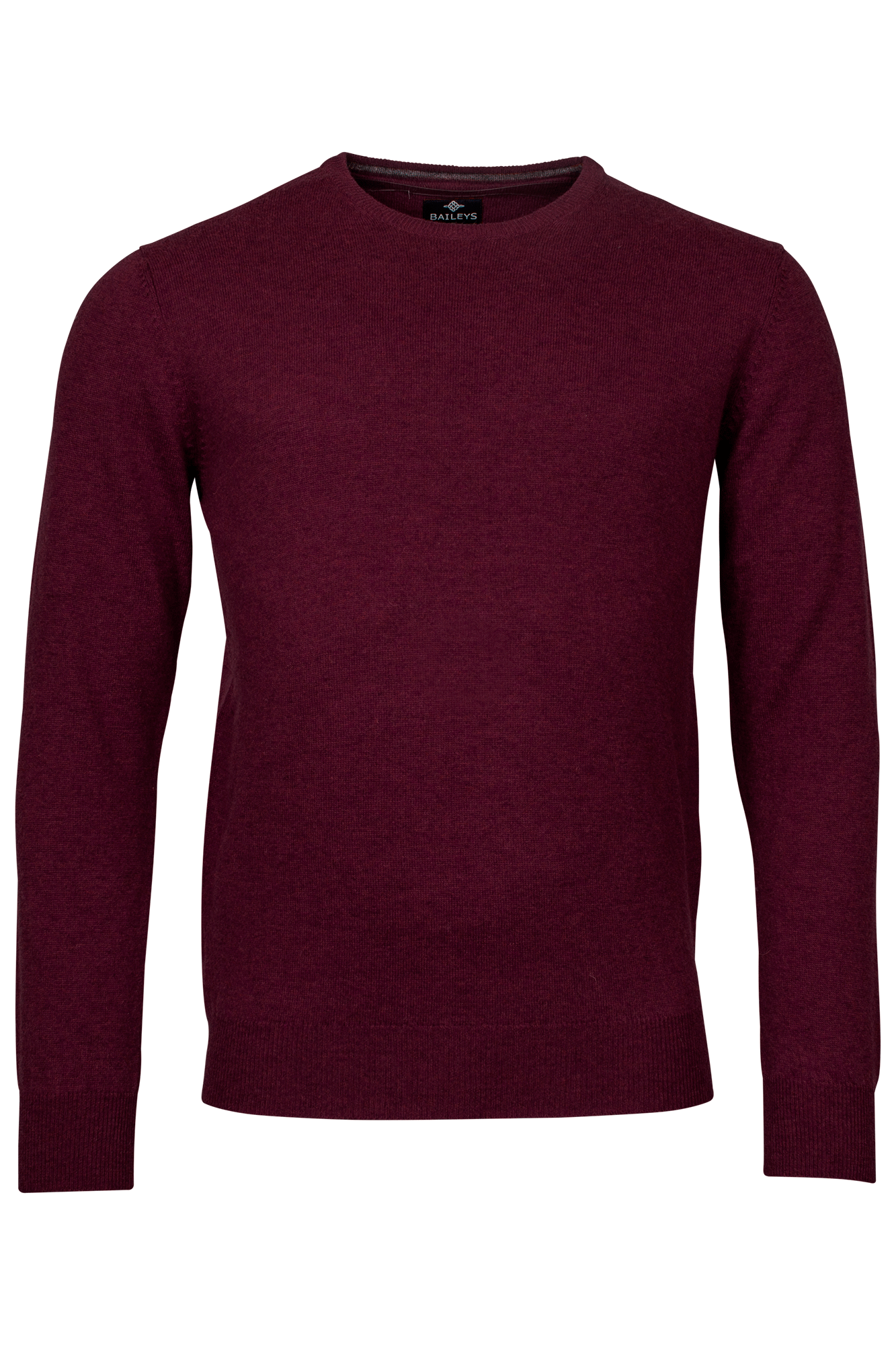 Lambswool crew in wine by Baileys