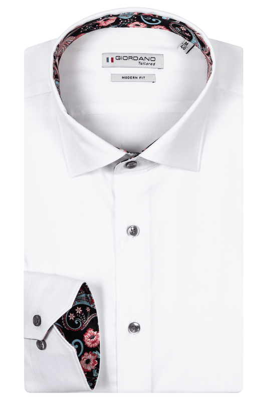 White with paisley trim by Giordano