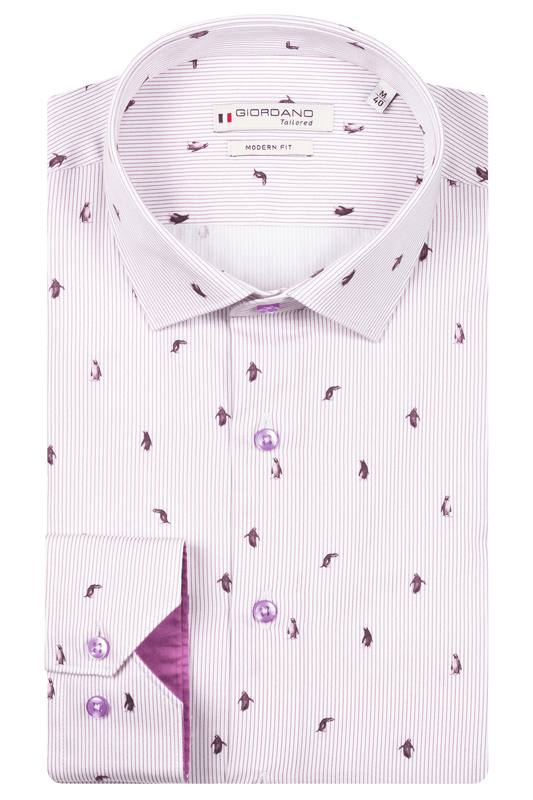 Penguin Dance in mauve by Giordano