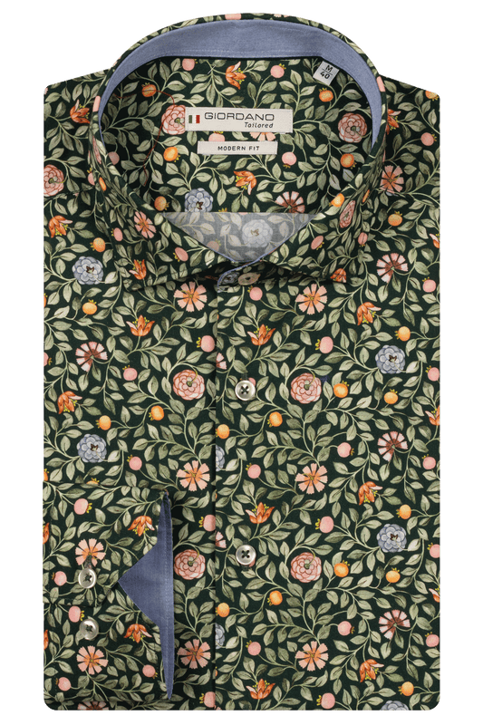 Green Liberty Fabric Floral by Giordano