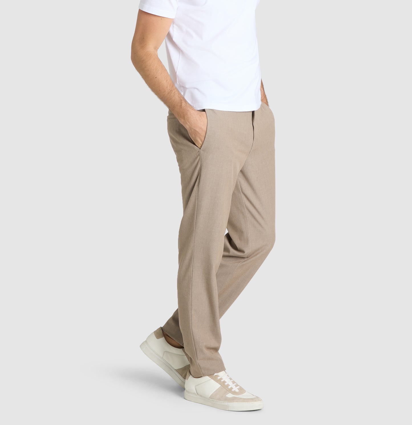 Traveller Pants in Taupe Beige by MAC