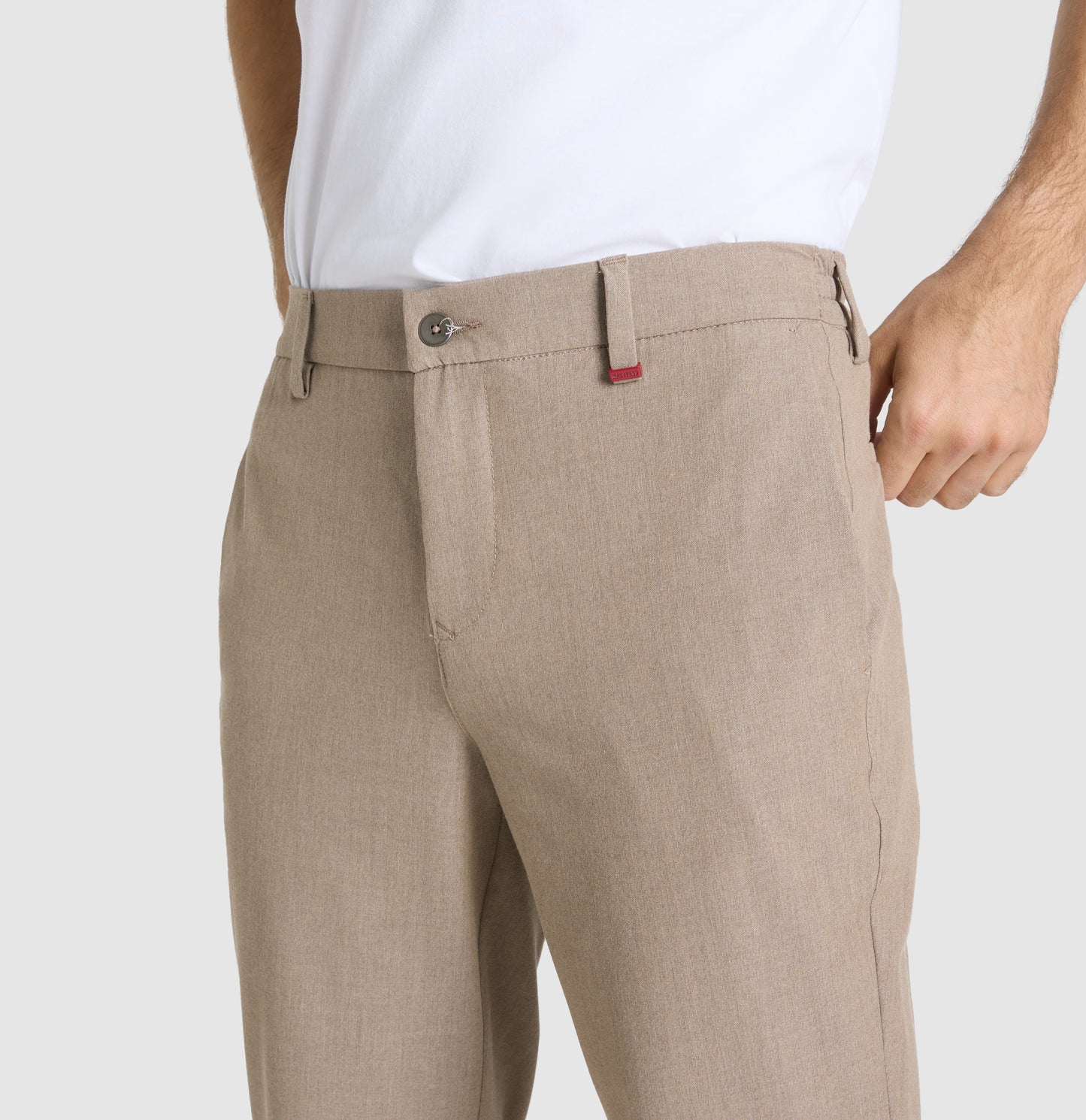 Traveller Pants in Taupe Beige by MAC