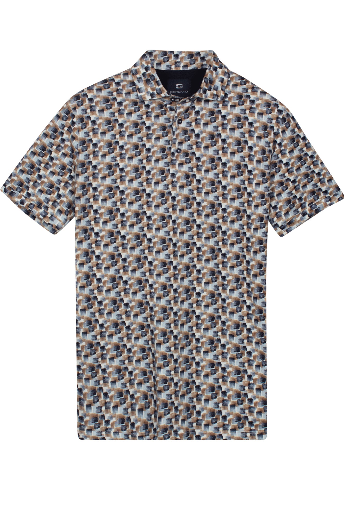 Medium Abstract Print Polo by Giordano (Copy)
