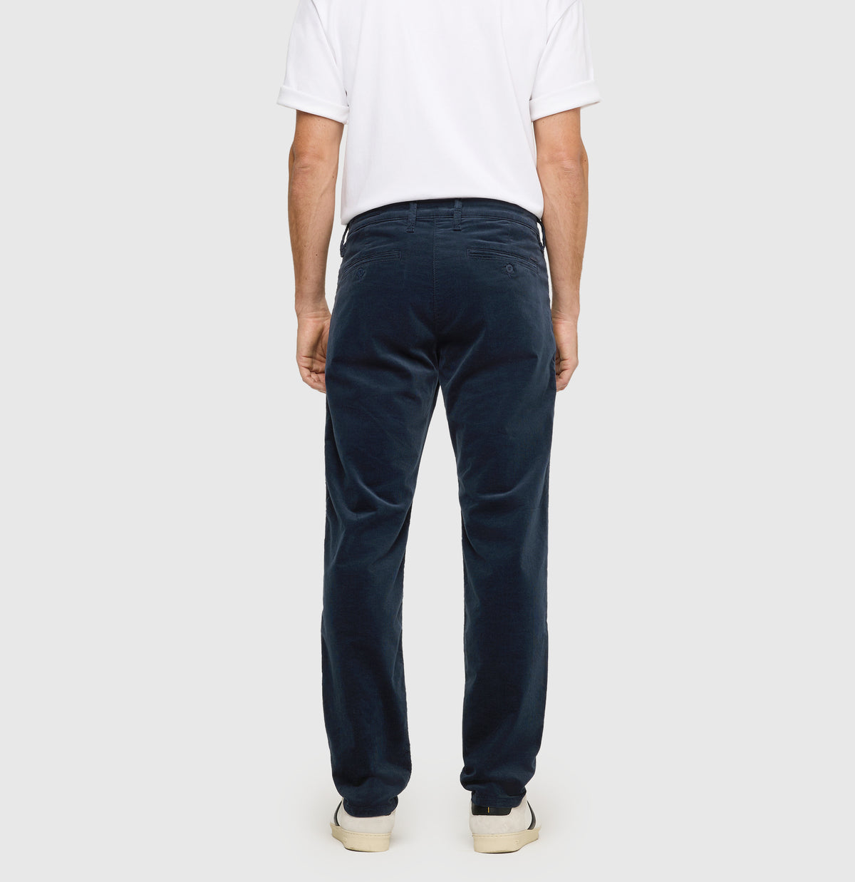 Driver Pants in Navy Corduroy by MAC