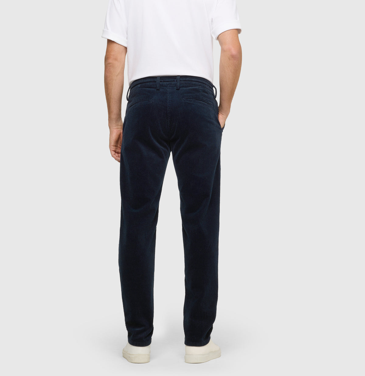 Pedro Corduroy in Navy Blue by Mac Jeans