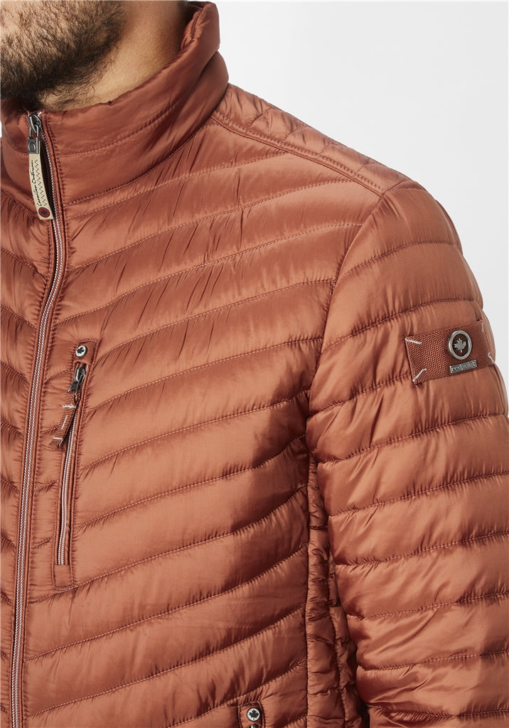Lightweight jacket in Rust by Redpoint
