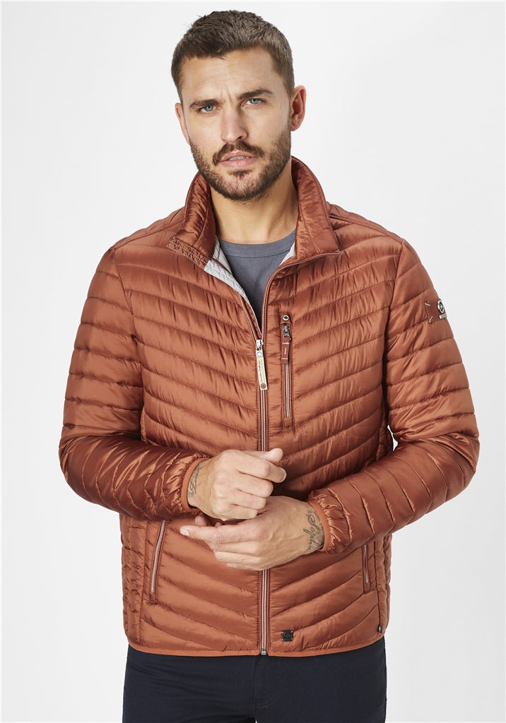 Lightweight jacket in Rust by Redpoint