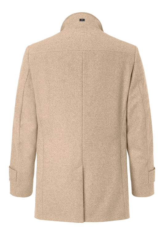 Wool mix coat in oat by S4
