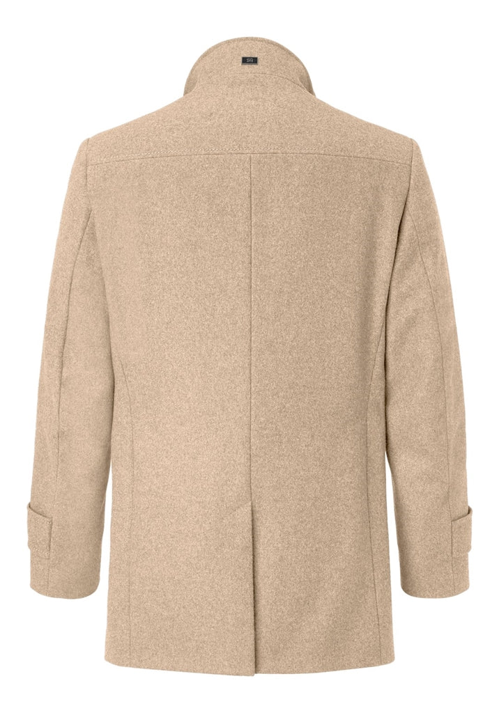 Wool mix coat in oat by S4