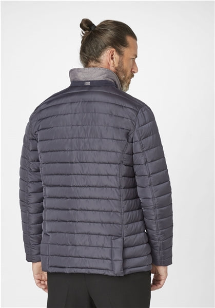 Quilted jacket in navy by S4