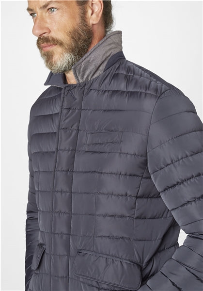 Quilted jacket in navy by S4