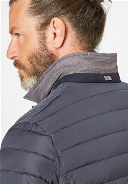 Quilted jacket in navy by S4