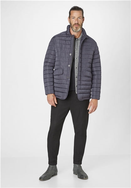 Quilted jacket in navy by S4