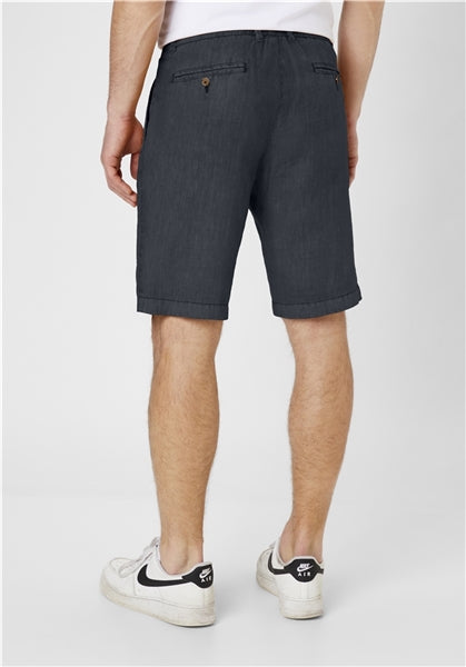 Linen shorts in navy by S4