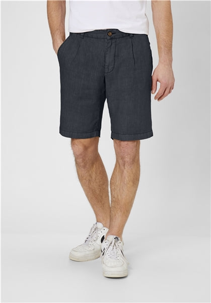 Linen shorts in navy by S4