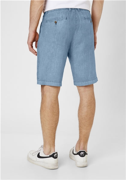 Linen shorts in sky by S4