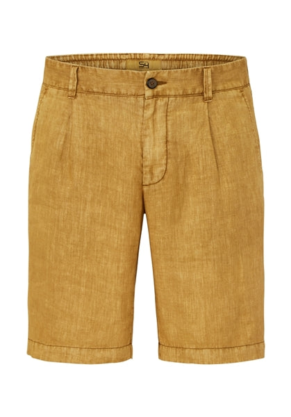 Linen shorts in corn by S4