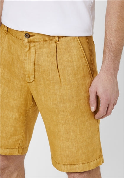 Linen shorts in corn by S4