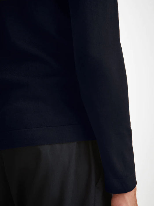 Jacob in navy by Derek Rose