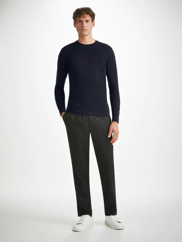 Jacob in navy by Derek Rose
