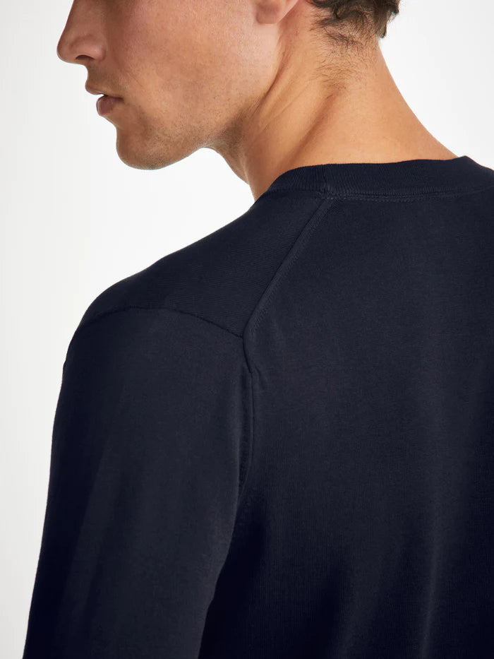 Jacob in navy by Derek Rose