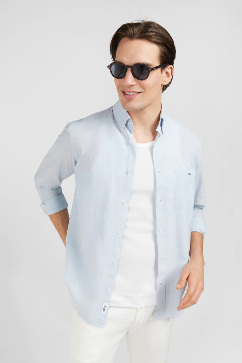 Light blue dobby shirt by Eden Park