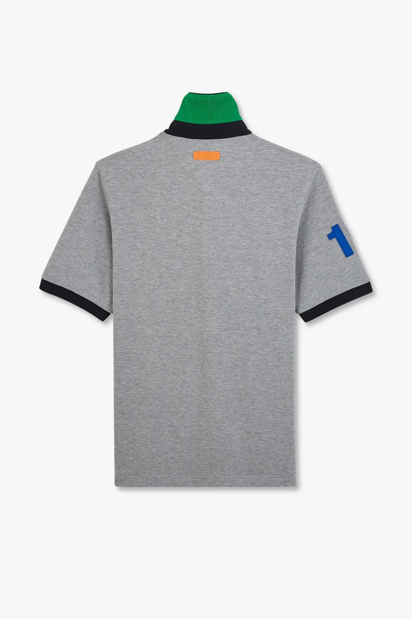Number 10 polo in grey by Eden Park