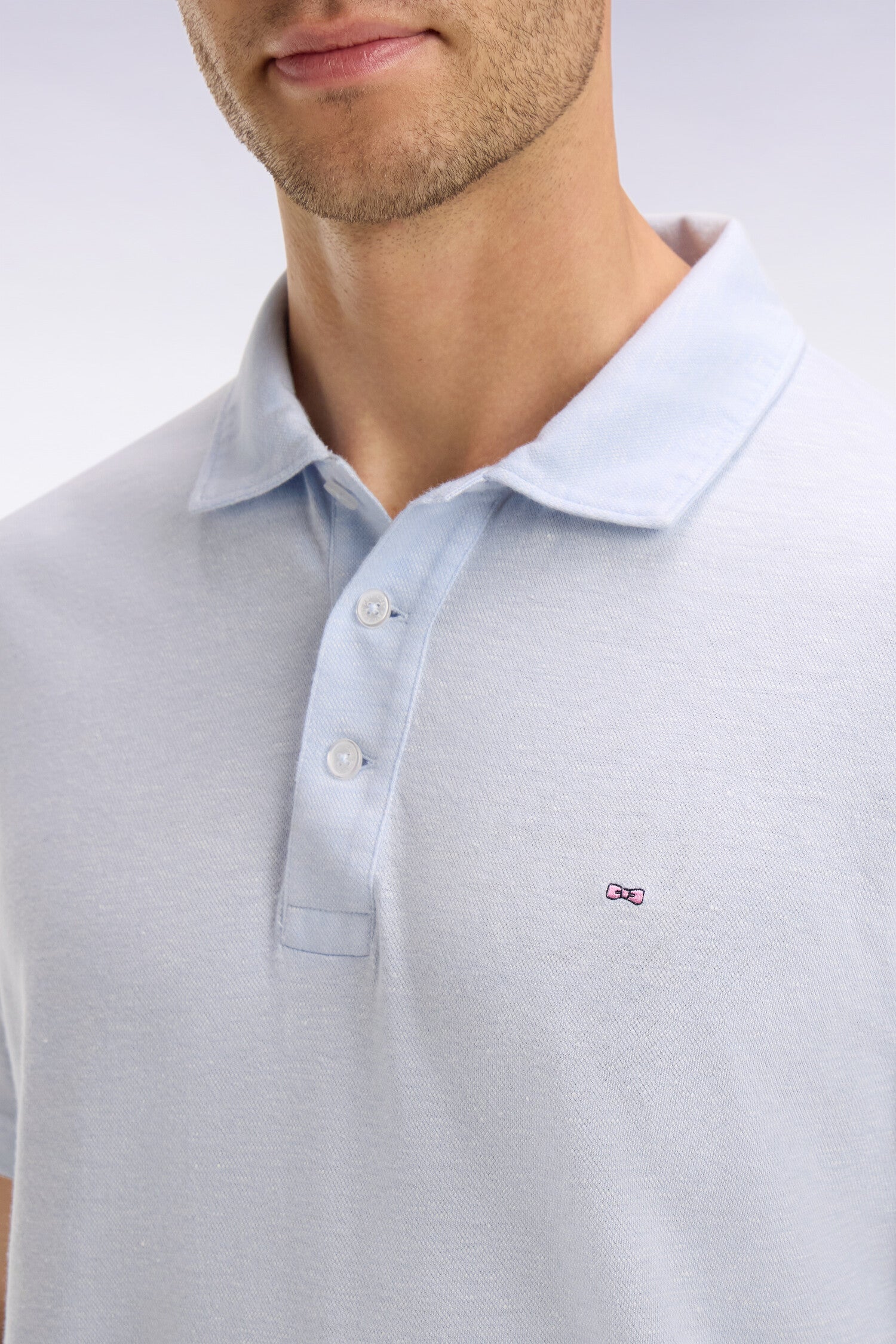 Oxford Polo in Sky Blue by Eden Park