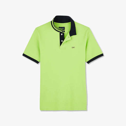 Lime slim fit polo shirt by Eden Park