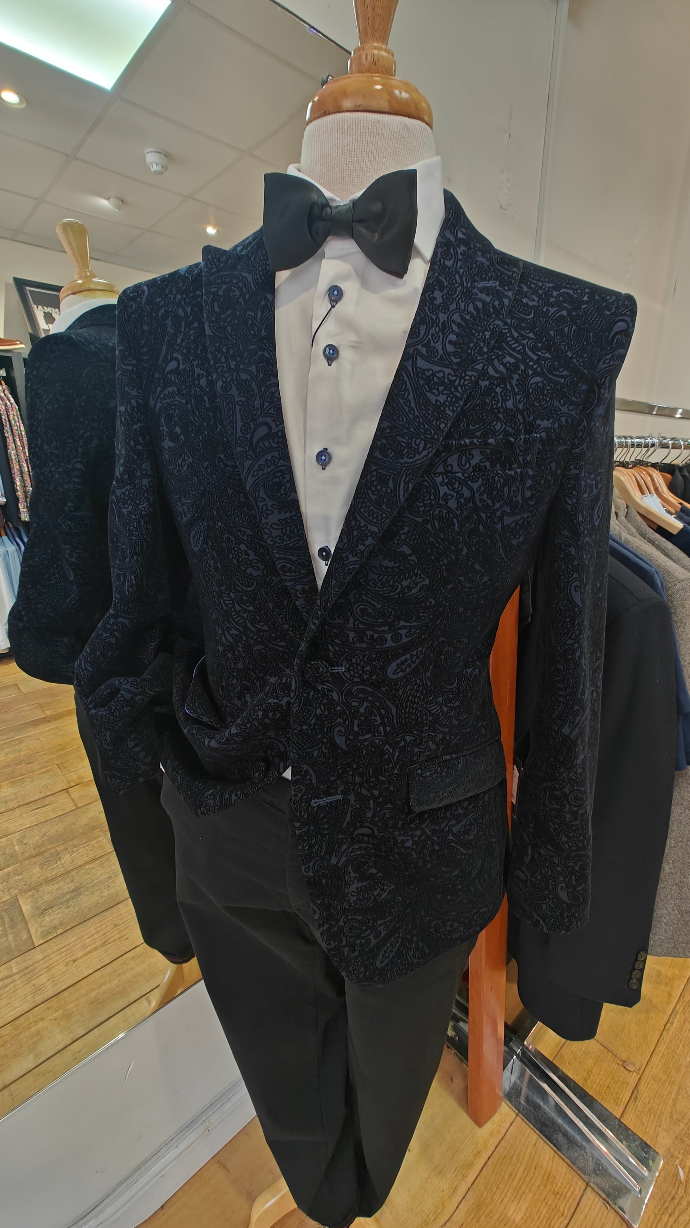 Wool jacquard by Torre for Mazzelli