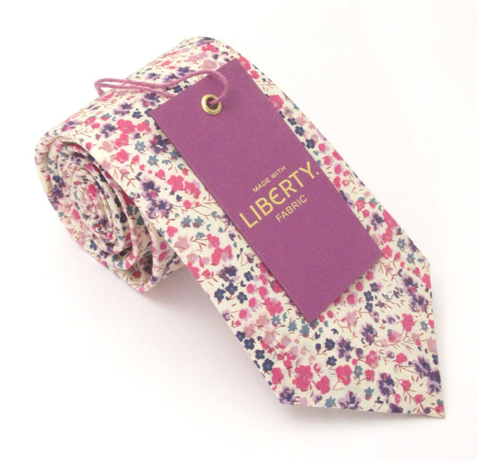 Phoebe Liberty fabric tie by Van Buck