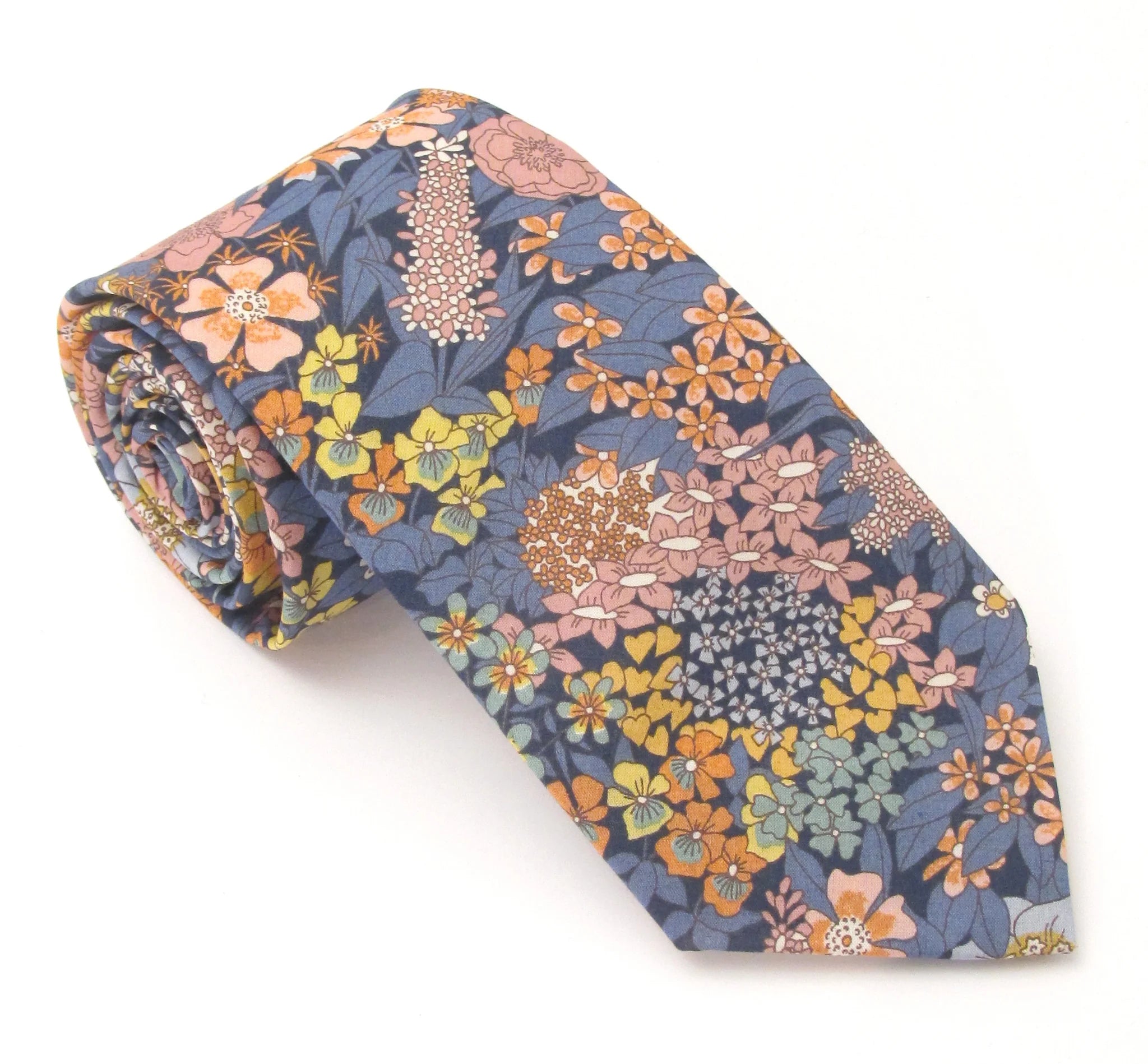 Ciara in Blue Liberty fabric tie by Van Buck