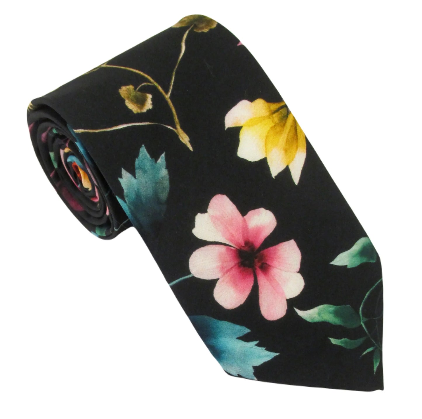 Herbarium Liberty fabric tie by Van Buck