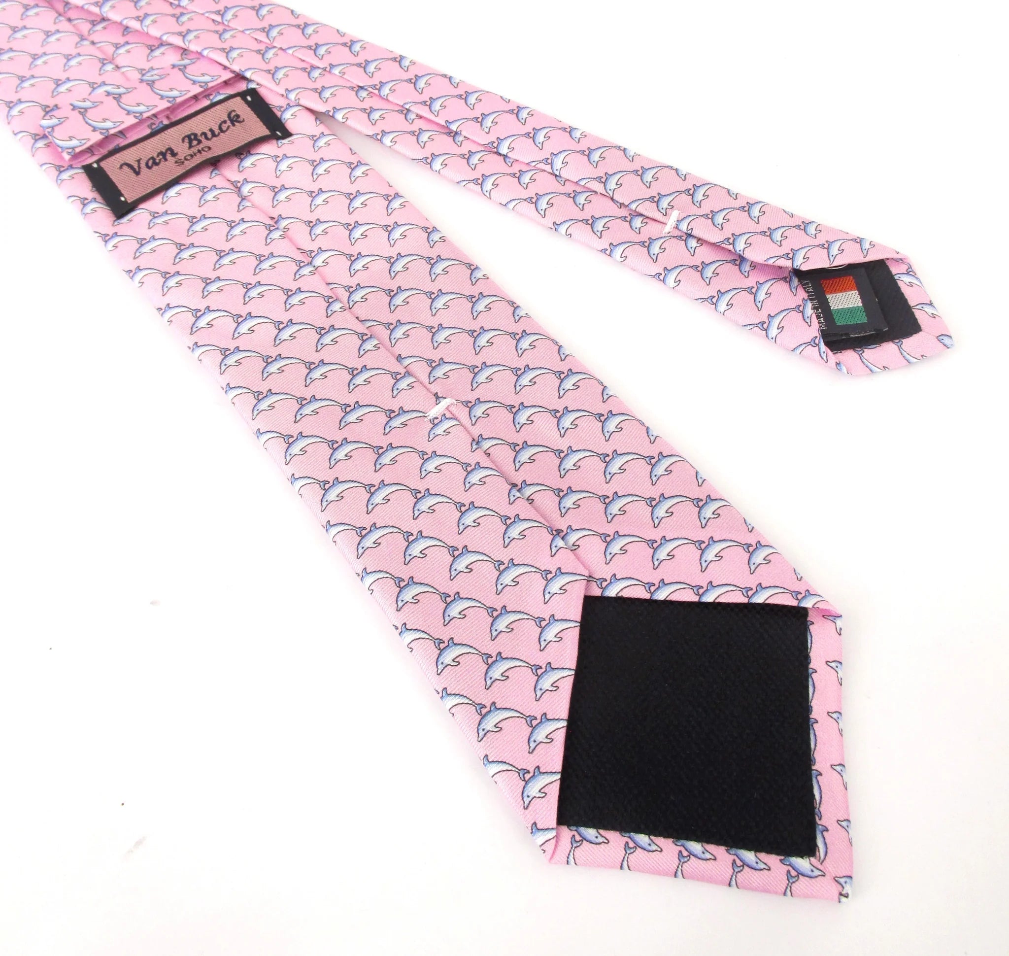 Dolphins on Pink by Van Buck