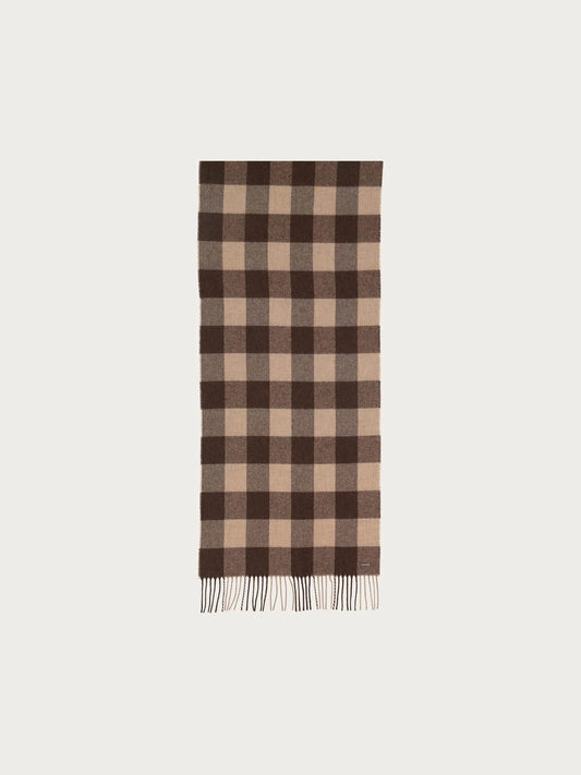 Brown and camel scarf by Bugatti
